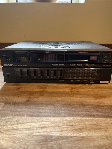 Sharp vintage stereo - sharp,
