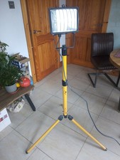 DRAPER 400W SINGLE HEAD TELESCOPIC HALOGEN FLOODLIGHT WORK SITE TRIPOD STAND