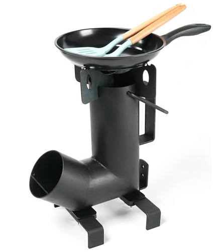 Wood burning rocket stove - wood,
