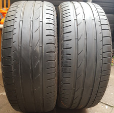 2x 245/45 R18 Bridgestone Turanza ER300 ☆* RSC tyres 96Y 4.8mm PAIR *NO REPAIRS*
