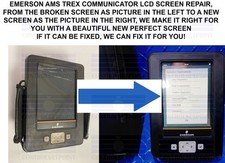 EMERSON AMS TREX FIELD HART COMMUNICATOR LCD SCREEN REPAIR OR BATTERY