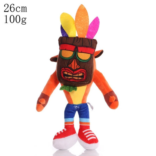 26cm crash bandicoot plush - crash,