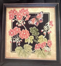 BETH RUSSELL William Morris JACKFIELD GERANIUMS rare tapestry NEEDLEPOINT KIT