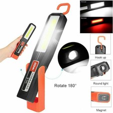 COB LED Cordless Magnetic Work Light USB Inspection Lamp Torch Rechargeable