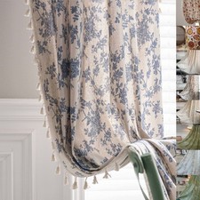 NEW Floral Curtain Single