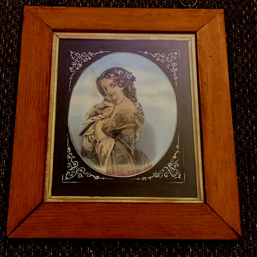 Framed antique eveline - antique, by