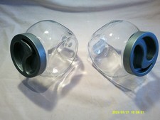 Pasabahce Glass Sweet Biscuit Cookie Pasta Storage Jars 2 number