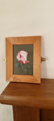 Vintage rose painting - vintage, oil