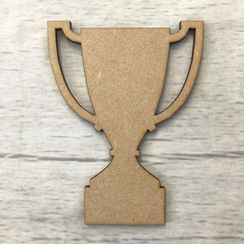 Trophy mdf wood base - trophy, wooden