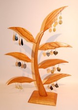 WOODEN EARRING JEWELLERY PALM