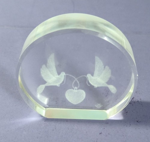 Laser crystal glass - 3d,