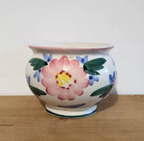 Vintage hand painted - painted, floral