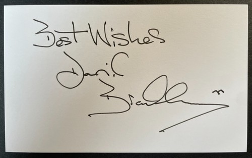David bradley signed autograph - david,