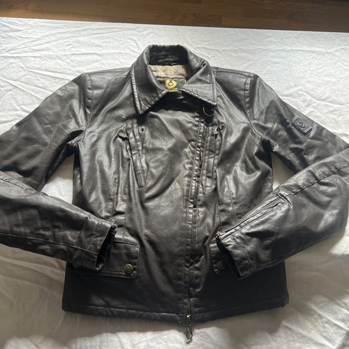 Belstaff black biker jacket - black,