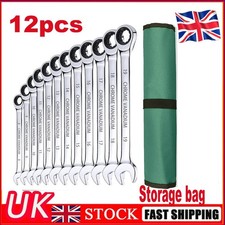 12Pcs 8-19MM Ratchet Spanner