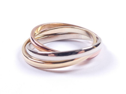 Carat yellow gold ring rose - gold,
