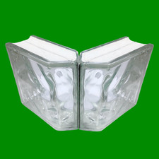 Angled end clear - clear, wavy