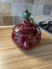 Vintage Sylvac Beetroot 4553 Pot Beautiful Condition Great For Christmas