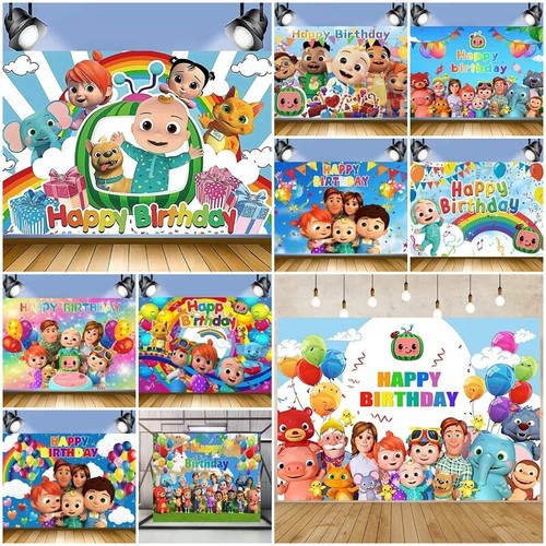 Cocomelon birthday backdrop - cocomelon,