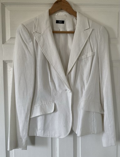 Ladies off white lined - off, jacket