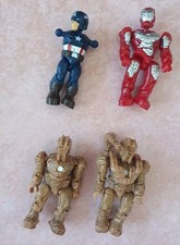 Mega Bloks Iron Man 2 Suitcase Suit, Captain America, 2 x Assault Drones, Marvel