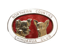 VTG NORTHERN COUNTIES CHIHUAHUA DOG CLUB BADGE