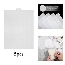 5x Plastic Mesh Canvas Sheets