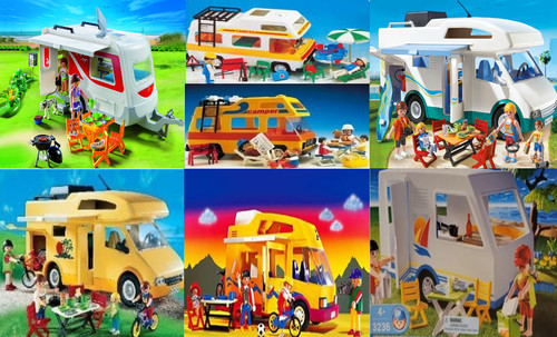 Playmobil campervan caravan - playmobil, campervan/caravan