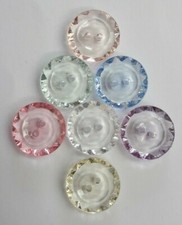 Clear cut buttons 13mm 2 hole