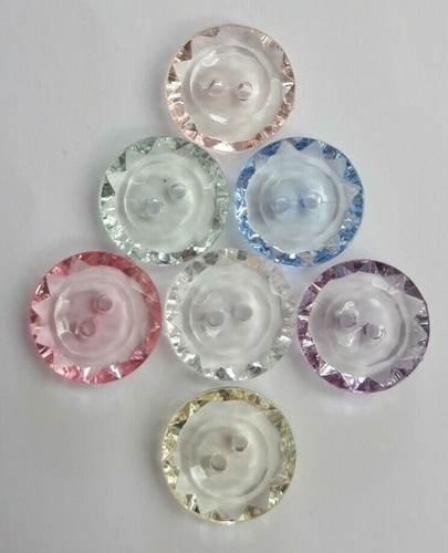 Clear cut buttons - , 13mm