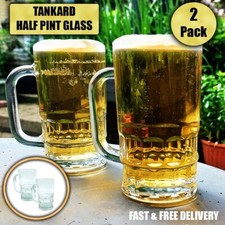 2-Pack Glass Half Pint