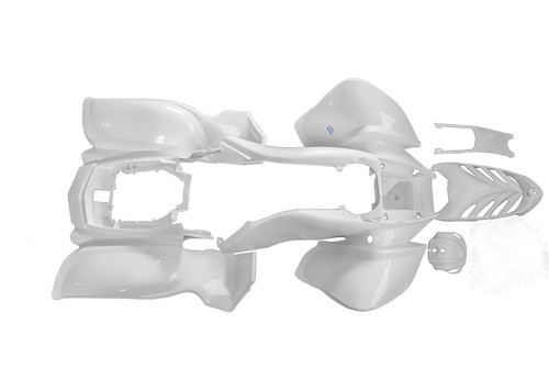 Plastic set fairing white - plastic,