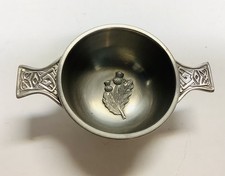 Vintage Quaich Scottish Pewter