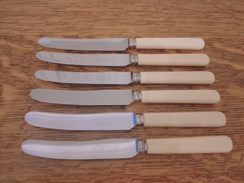 Vintage set faux bone - vintage,