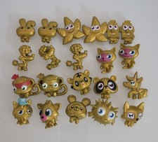 Moshi Monsters Series 1 Gold Golden Moshling Figures Set Bundle Lot Of 21
