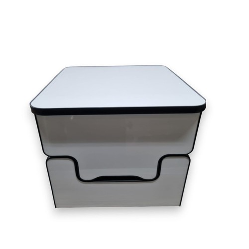 White gloss camper toilet - camper,