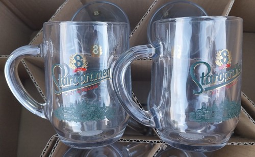 Staropramen half pint glass - pint,
