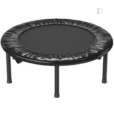 36" Foldable Mini Fitness Trampoline Adults Indoor Exercise Rebounder