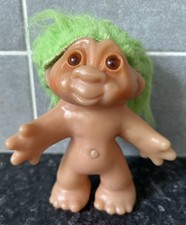 Vintage Dam Troll Doll Green