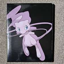 Pokémon Ultra Pro 9 Pocket Portfolio Binder Mew Used