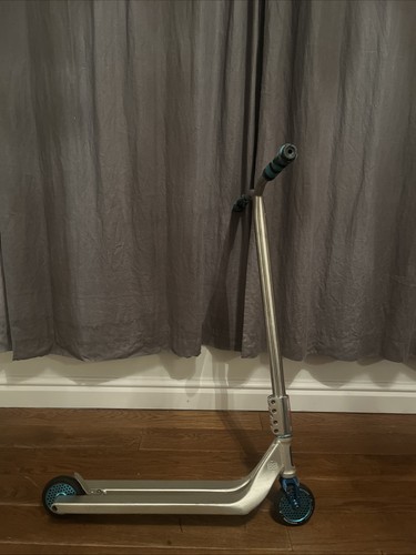 Custom scooter chrome and teal - custom,