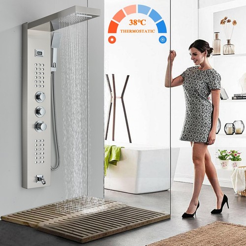 Thermostatic shower panel - thermostatic,