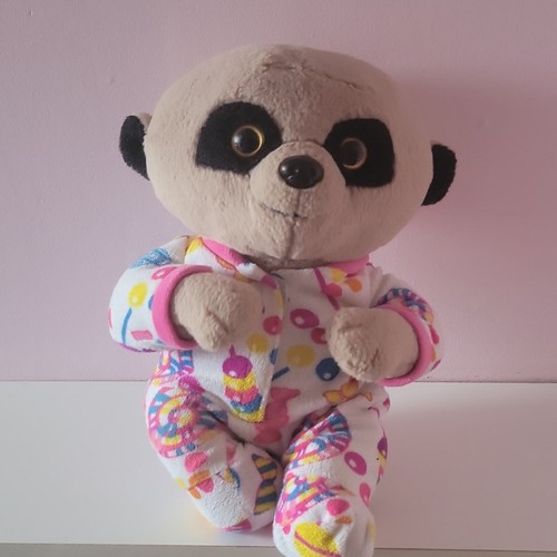 Plush meerkat soft toy - plush,