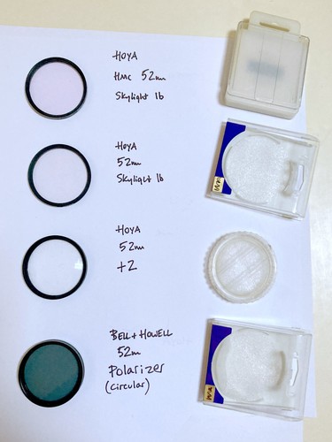 52mm filters hoya bell - 52mm, &