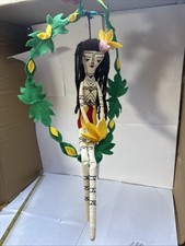 Wool hair Cloth Doll Hanging Loop Forest Eco Bendito Froto Marilima 15” Not Toy 