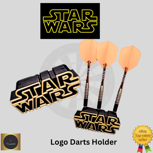 Star wars logo darts - wars, holder