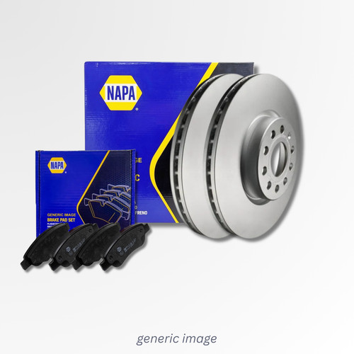 Napa rear brake discs pads - &,