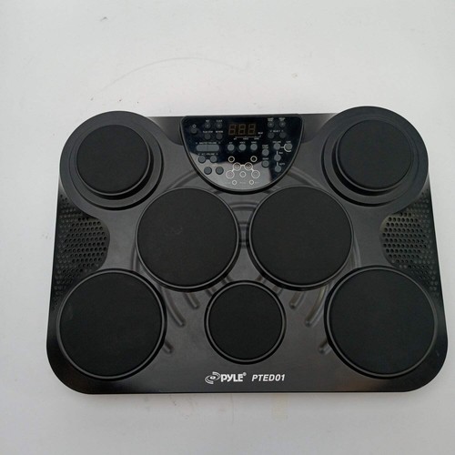 Pyle portable drum set - drum, pad