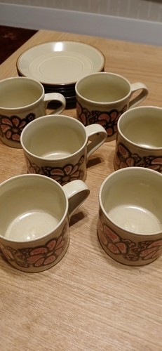 Vintage kiln craft - vintage, cups