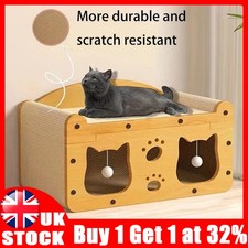 Large cat house scratcher - house,